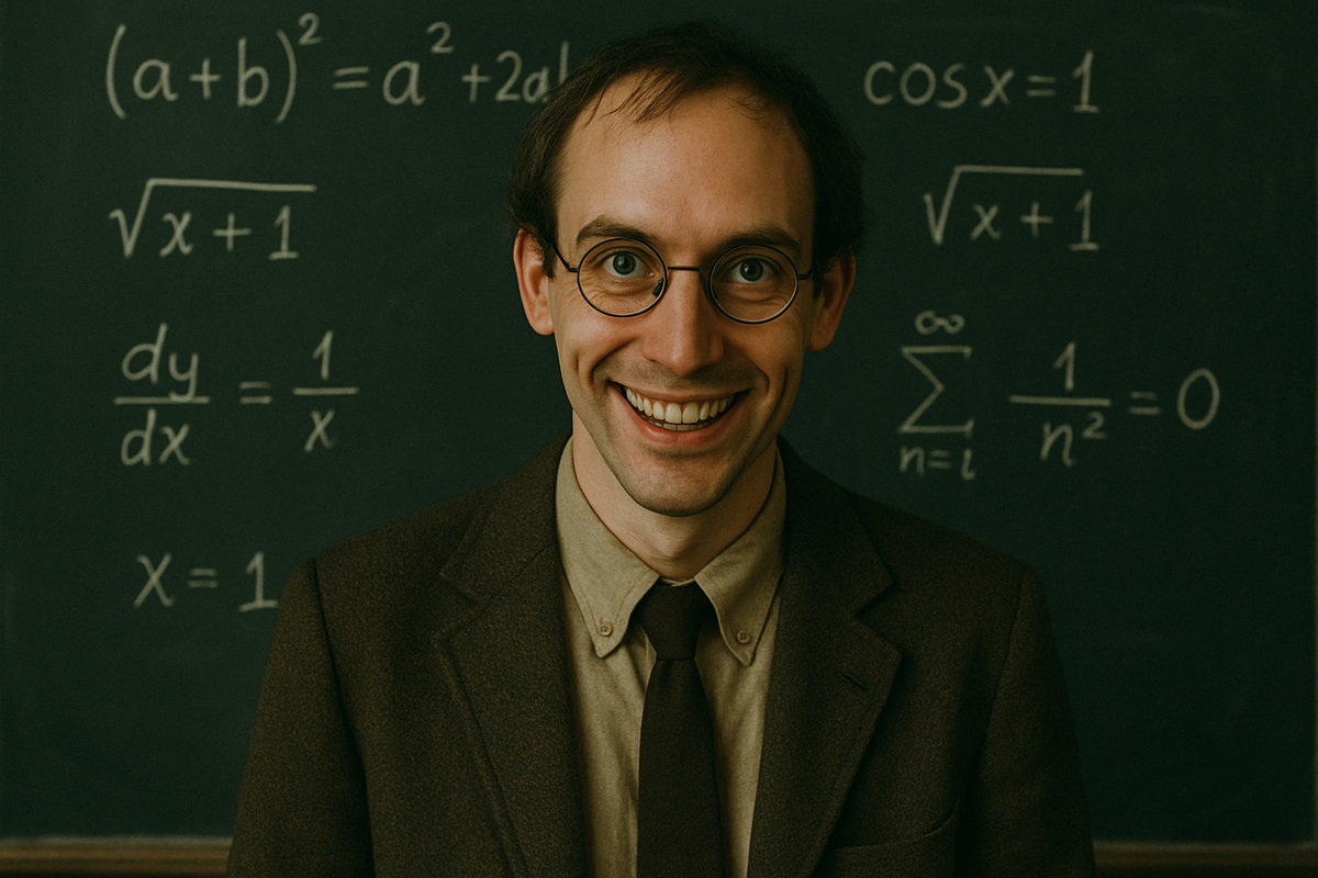 Creepy Math Professor Grades Students on Curves