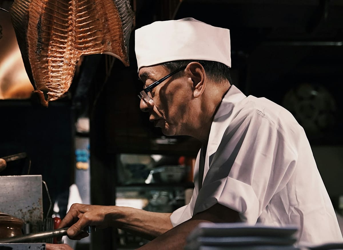 Unconventional Sushi Chef Actually from Japan