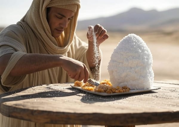 Lot Pretty Sure Wife Wouldn't Want All this Salt to Go To Waste