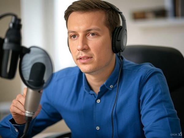 It Immediately Apparent that Coworker on Zoom Call Has a Podcast
