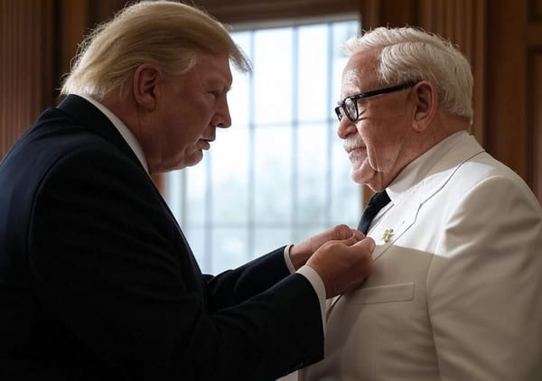 Donald Trump Promotes Colonel Sanders to General