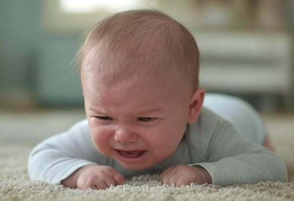 Baby Whose Parents Skipped Tummy Time Never Learns to Lift His Head