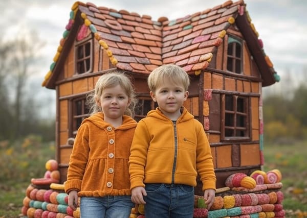 Modern Day Fairytale: Two Abandoned Children Discover House Made of Candy, Murder its Owner