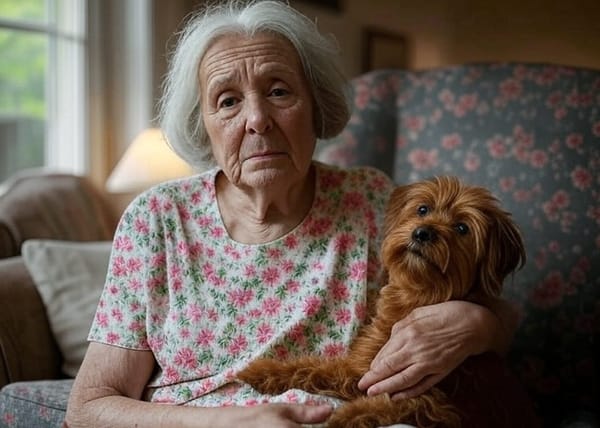 Swallowing Disappointment, Woman Uses Word "Granddog"