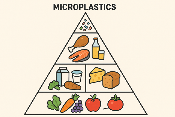 Microplastics Added to Food Pyramid
