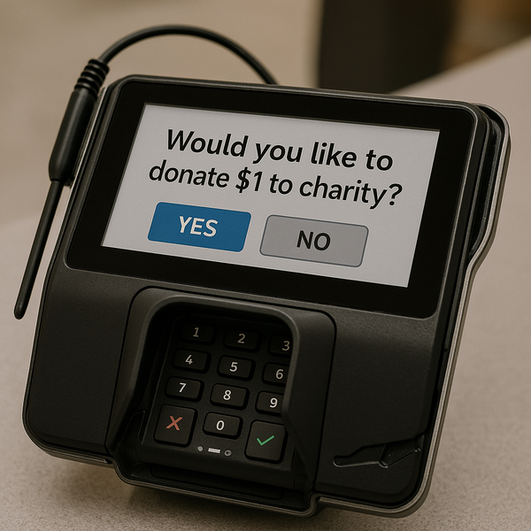 Company with $80 Billion Revenue Asks Shopper for $1