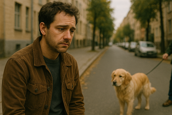 Depressed Man Has Dog-Shaped Hole in Life