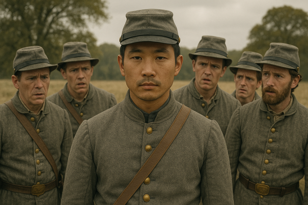 Civil War Reenactors Unsure What to Do with Asian Guy