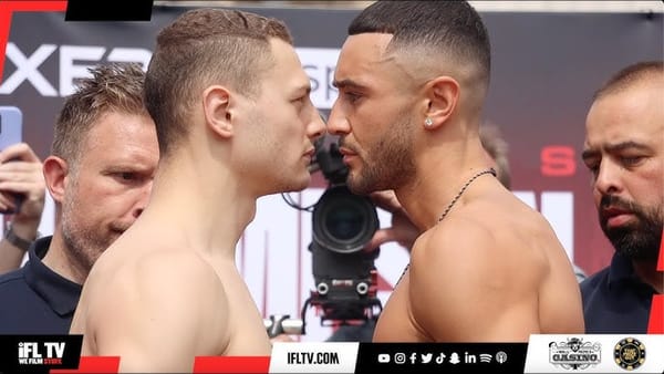 Prematch Stare-Down Devolves into Erotic Smoldering Gaze