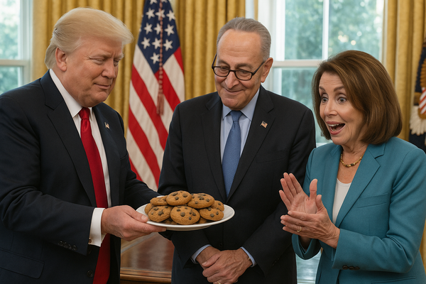 Desperate Trump Tries to Distract from Epstein Scandal by Acting Nice and Reasonable