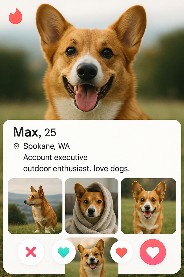 Man's Tinder Profile Just Pictures of Dog