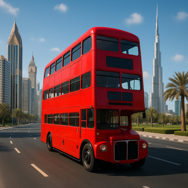 Dubai Looks to One-Up London with New Triple Decker Bus