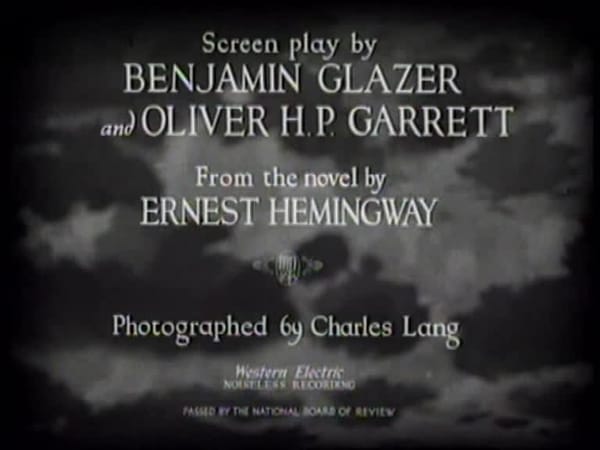 Classic Film Just Two Hours of Opening Credits
