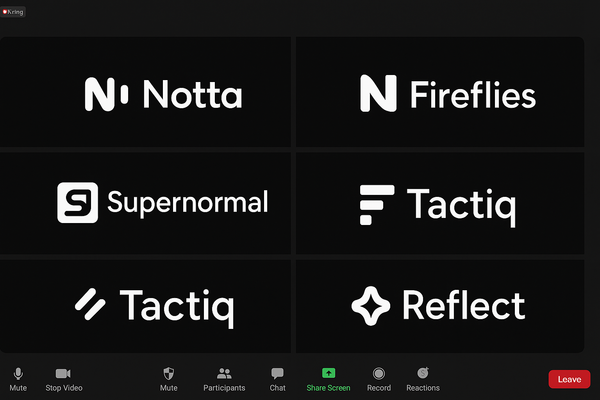 Zoom Meeting Just AI Note Taking Apps