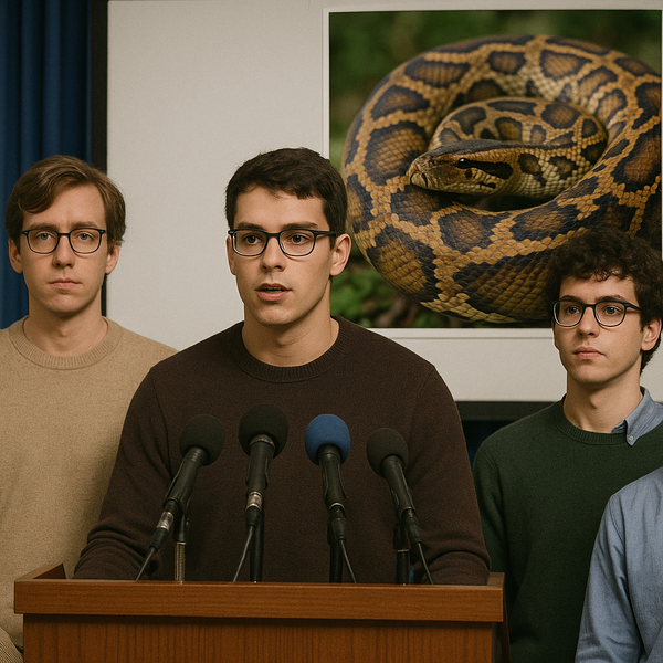 Area Weirdos Announce Plan to Buy Pet Snake